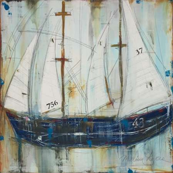 Grand Ship Canvas Art - Melissa Lyons (24 x 24)