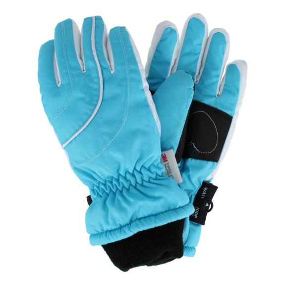 Grand Sierra Girl's 4-6 Waterproof Taffeta Winter Ski Gloves