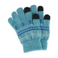 thumbnail image 1 of Grand Sierra Girl's One Size Snowflake Pattern Touchscreen Gloves, 1 of 4