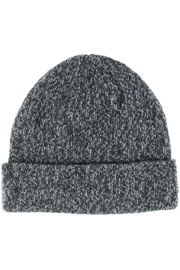 Ragg Wool Fleece Lined Winter Beanie Cuff Cap (Men)