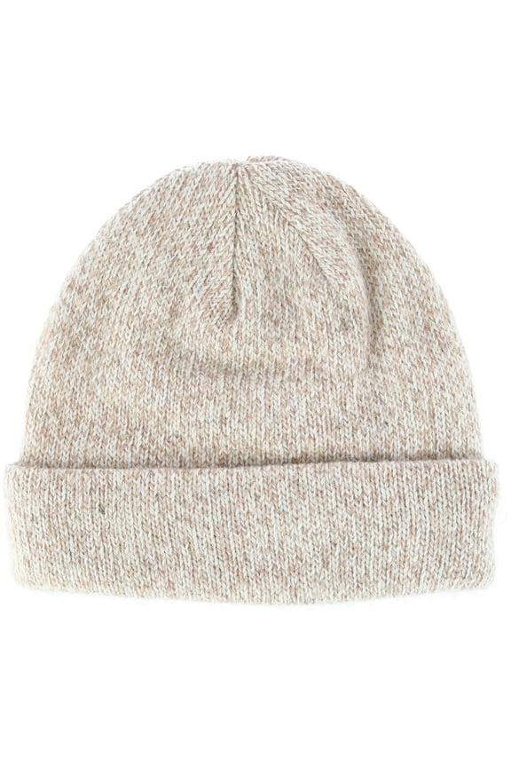 Ragg Wool Fleece Lined Winter Beanie Cuff Cap (Men)