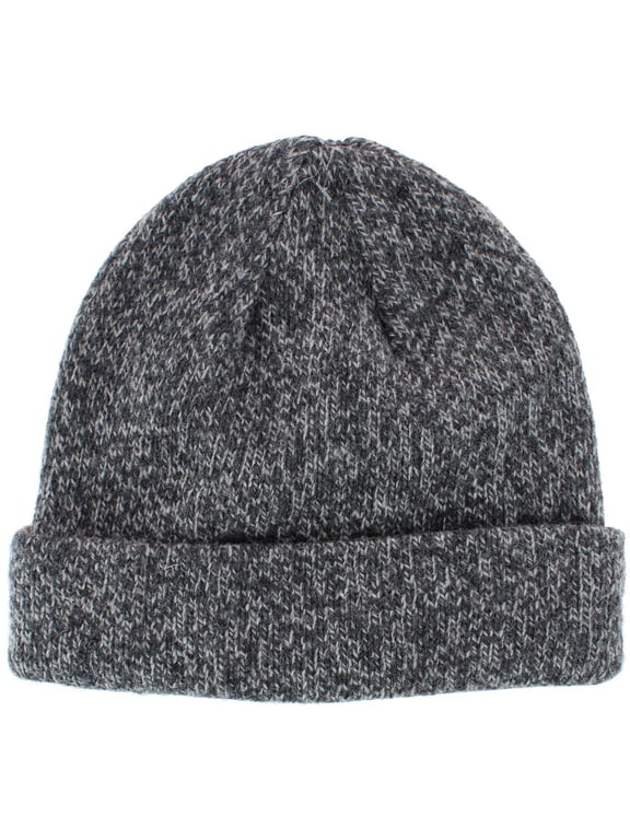 Ragg Wool Fleece Lined Winter Beanie Cuff Cap (Men)