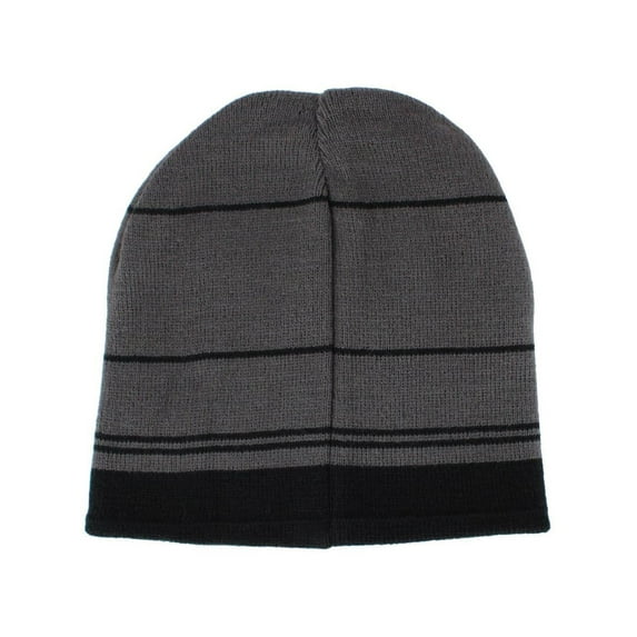 Grand Sierra Reversible Stripe to Solid Winter Beanie Hat (Men)