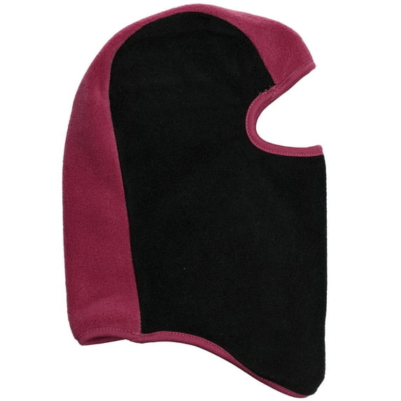 Grand Sierra Youth Girls Balaclava, Winter Hat Face Mask, Ages 4-6 (Black / Purple)