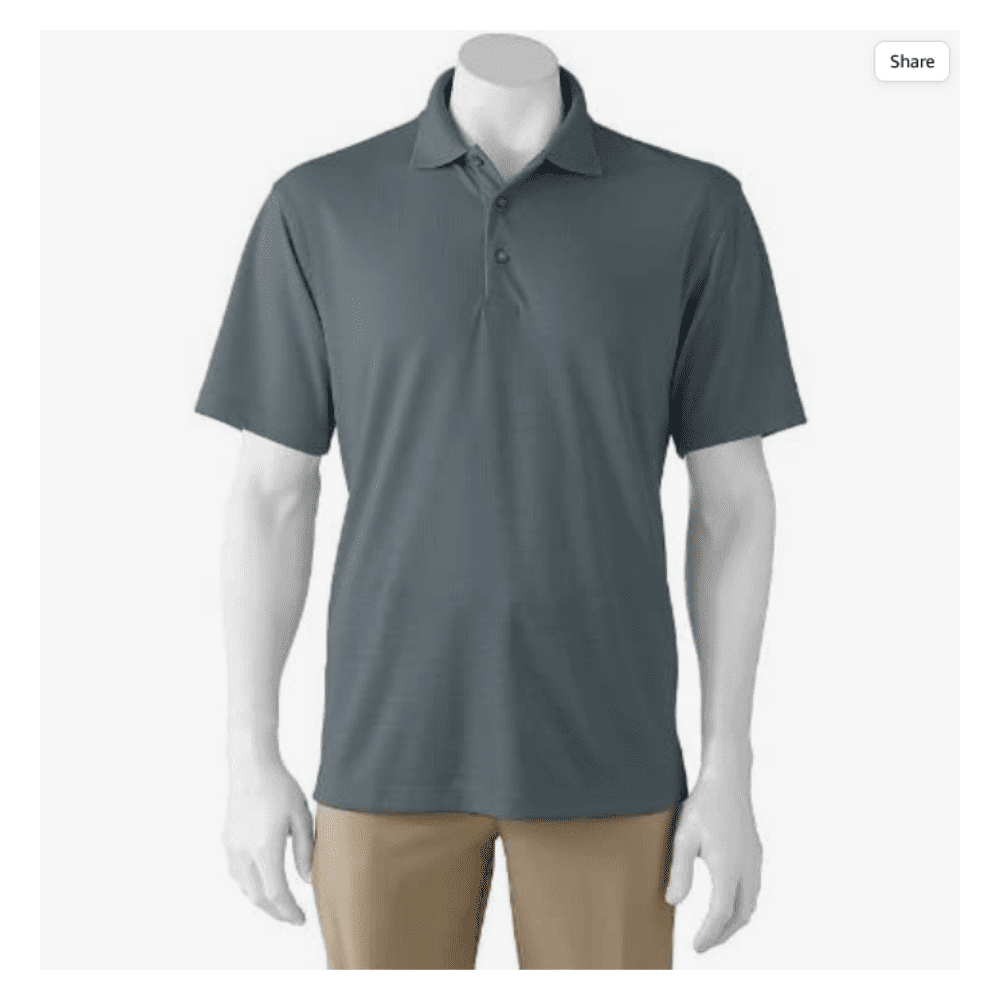 Grand Slam Classic-Fit Airflow Performance Polo Quiet Shade SM