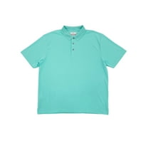 Grand Slam Mens Aruba Blue Performance Golf Polo Shirt Medium