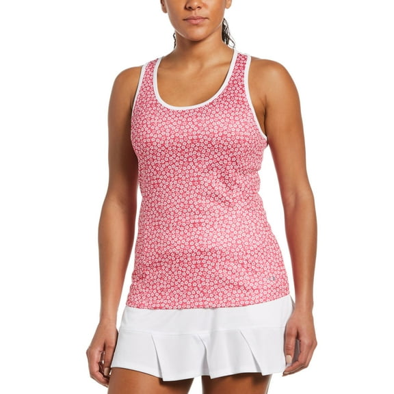Grand Slam Womens Floral-Print Tank Top