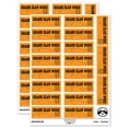 thumbnail image 1 of Grand Slam Work Baseball Teacher Student School Sticker Set - Orange - Gloss Finish - 2.00" Large, 1 of 7