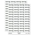 thumbnail image 1 of Grand Slam Work Baseball Teacher Student School Sticker Set - White - Gloss Finish - 1.25" Mini, 1 of 7