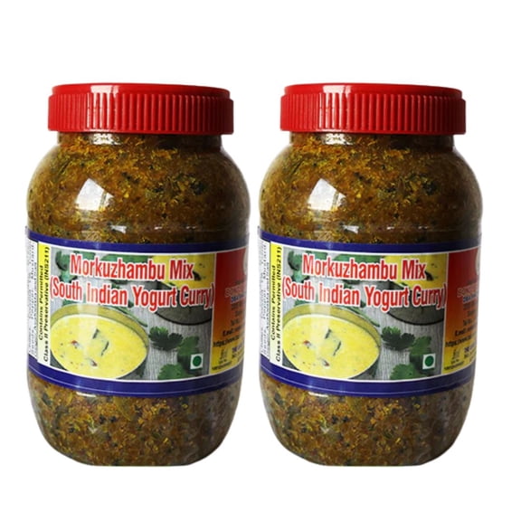 Grand Sweets & Snacks Homemade Style Ready to Eat Morkuzhambu Rice Mix 500g x 2 Pack