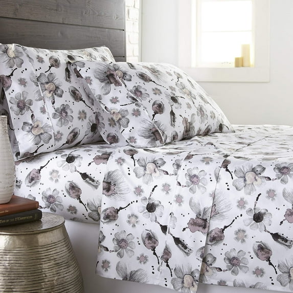 Grand Symphony Printed Cotton Sheet Set by SouthShore Fine Linens