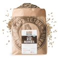 thumbnail image 1 of Grand Teton Ancient Grains - 100% USDA Organic Rye Berries, Rye Berry Grain, Rye Grain Organic Excellent for Sprouting, Rye Grain for Milling into Flour for Baking, Plastic-Free Paper Bag, 25lbs, 1 of 5