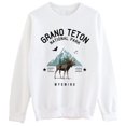 thumbnail image 1 of Grand Teton National Park Crewneck Sweatshirt - Grand Teton Sweater, Wyoming Camping Hiking Sweatshirt, 1 of 6