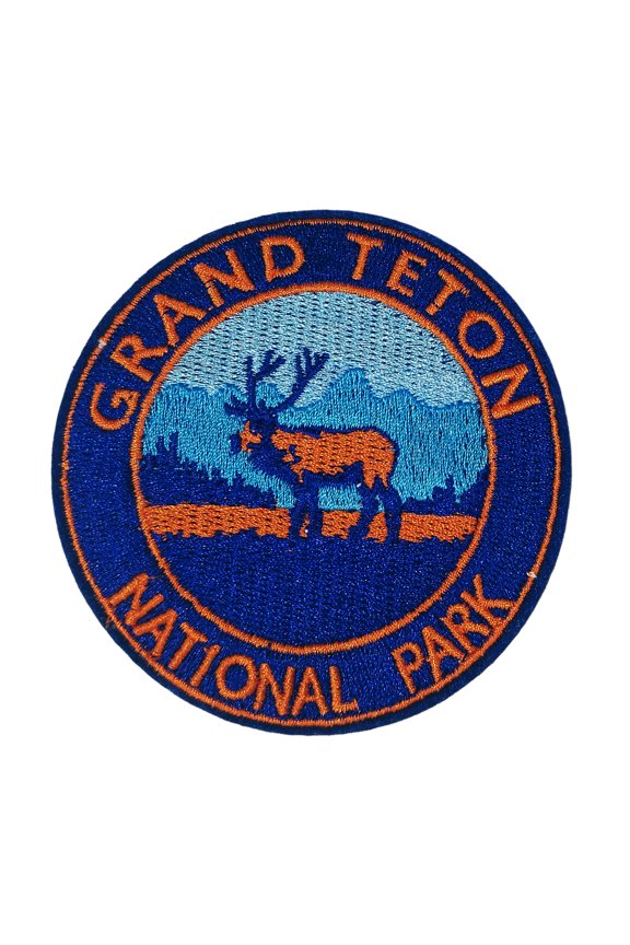 Grand Teton National Park Embroidered Patch Iron/SewOn Applique Explore Souvenir
