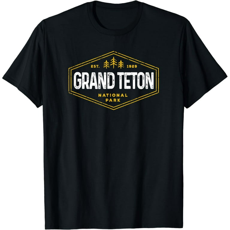 Vintage Grand Teton National Park T-Shirt -- Distressed Vintage Grand Teton National Park T-Shirt -- Distressed