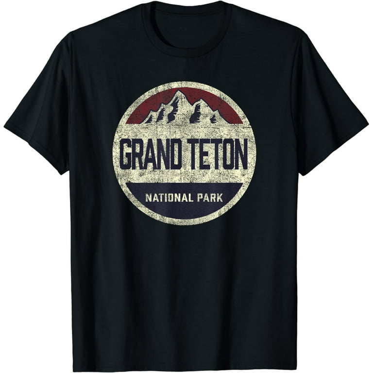 Vintage Grand Teton National Park T-Shirt -- Distressed Vintage Grand Teton National Park T-Shirt -- Distressed