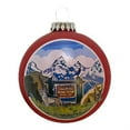 thumbnail image 1 of Grand Teton National Park Wyoming Red Glass Ball Christmas Ornament 3.5 Inch, 1 of 4