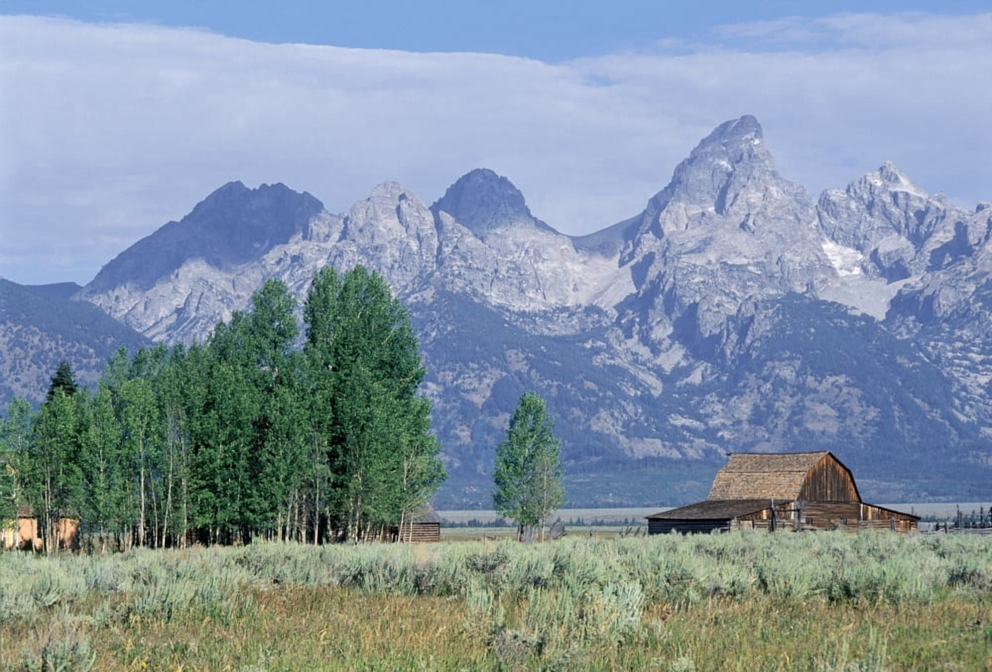 Grand Teton National Park Wyoming Usa Canvas Art - Dan Sherwood Design Pics (17 x 12)