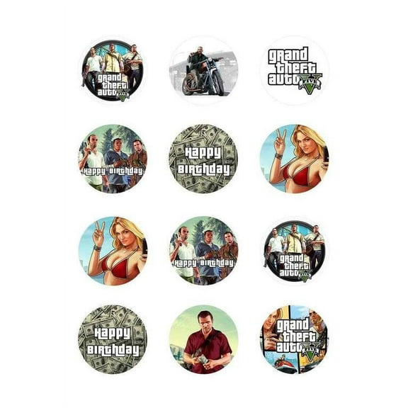 Franklin Trevor Michael Birthday Cake Toppers, by A Birthday Place (2 Count)