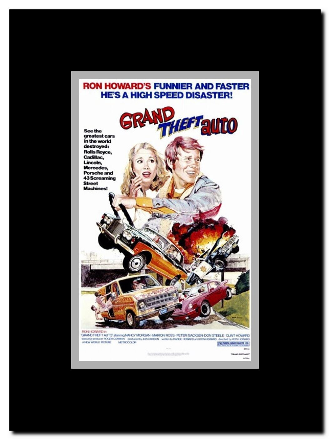 Grand Theft Auto Framed Movie Poster