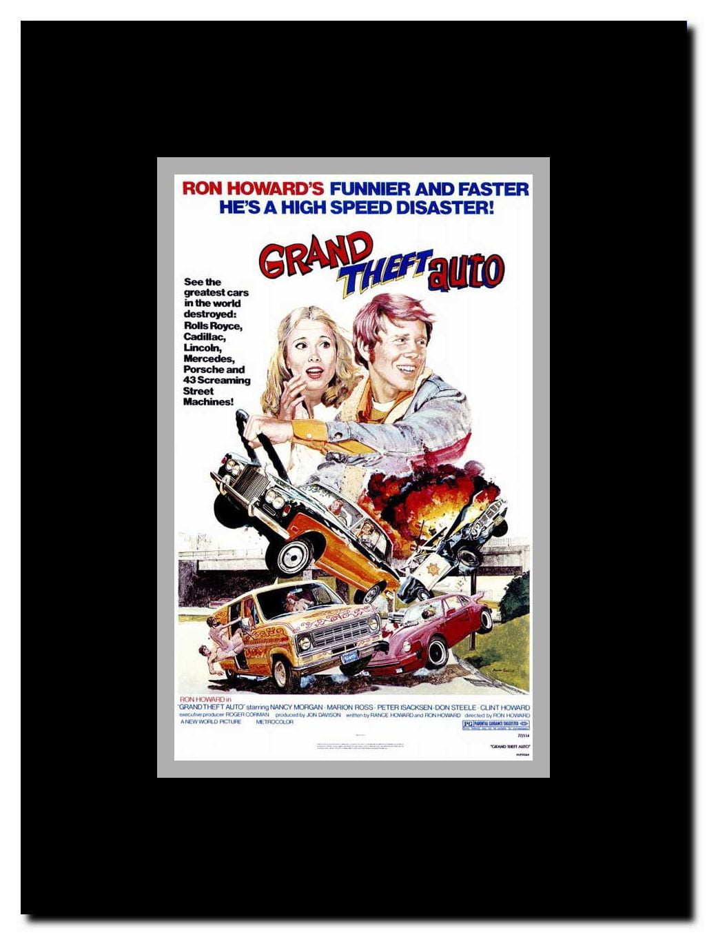 Grand Theft Auto Framed Movie Poster
