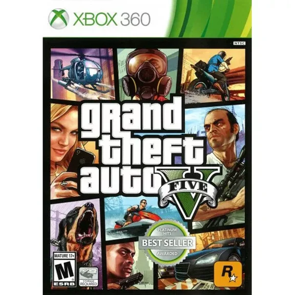Grand Theft Auto Gta V 5 (Xbox 360) Brand New