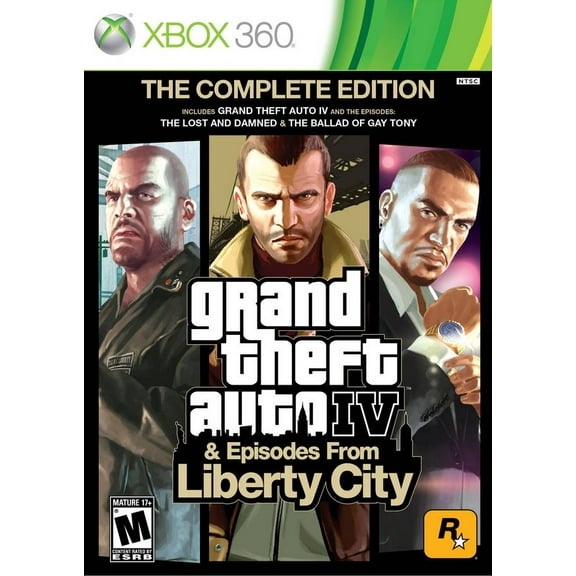 Pre-Owned Grand Theft Auto IV Complete Edition Physical Action & Adventure Video Game for Xbox 360