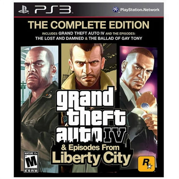 Restored Grand Theft Auto IV & Episodes from Liberty City: The Complete Edition (PS3) (Refurbished)