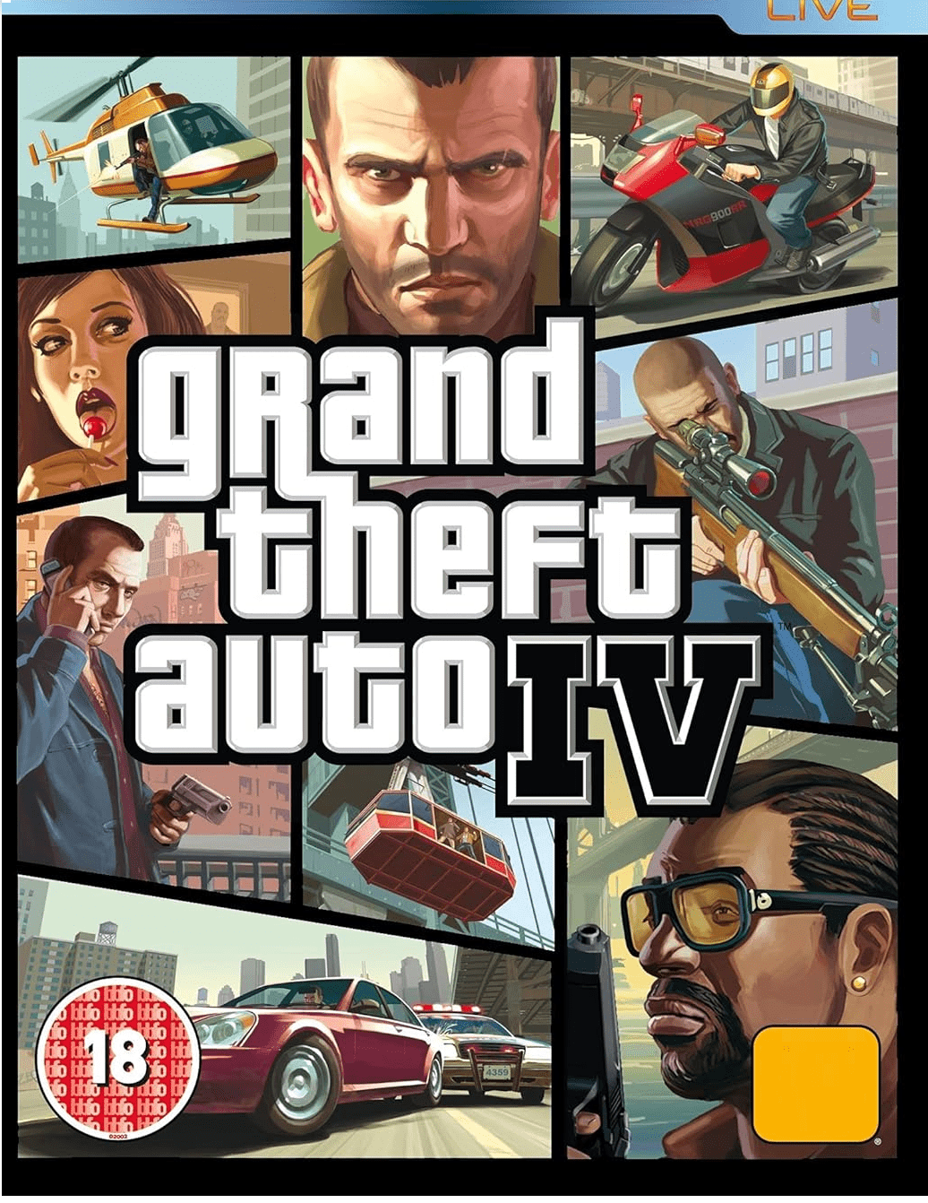 Grand Theft Auto IV Pc Game d v d Box set