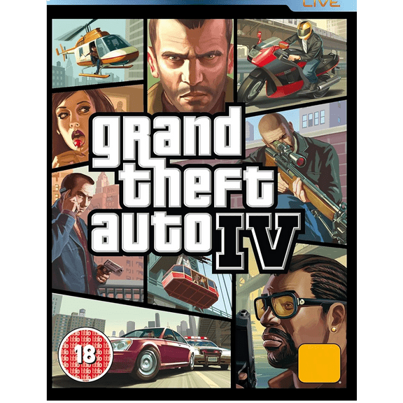 Grand Theft Auto IV Pc Game d v d Box set
