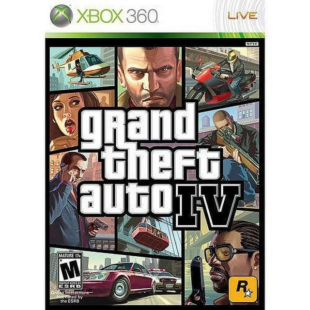 Pre-Owned Grand Theft Auto IV , Rockstar Games, Xbox 360, 886162342031