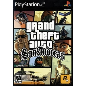 Restored Grand Theft Auto: San Andreas, PlayStation 2, Parental Controls, Mature 17+ Video Game