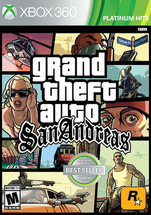 Grand Theft Auto: San Andreas, Rockstar Games, Xbox 360, 710425495649 