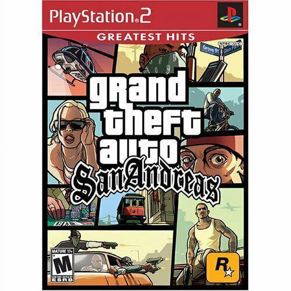 Grand Theft Auto: San Andreas AO Version PlayStation 2 2004 Used Free US  Ship