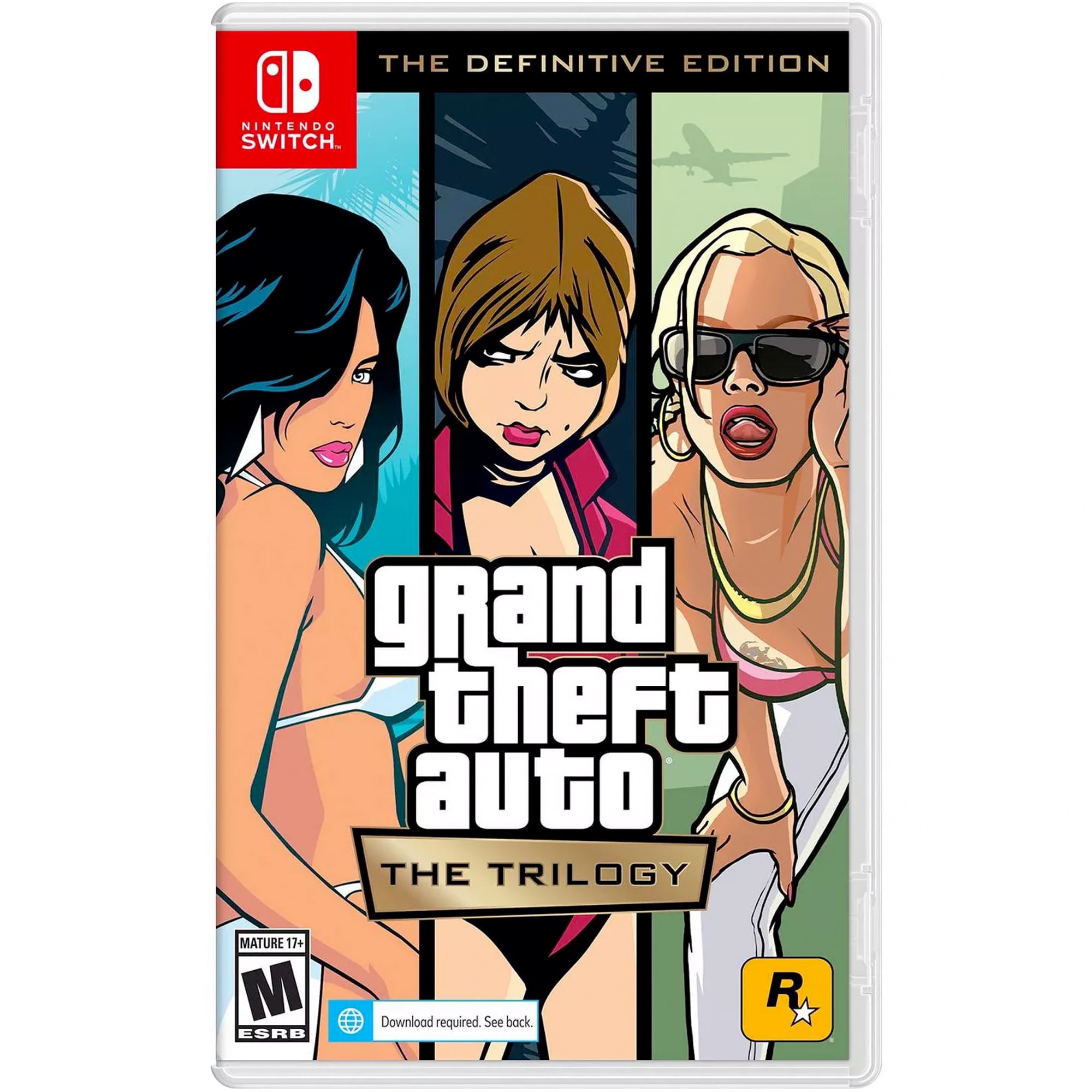 Grand Theft Auto: The Trilogy - The Definitive Edition, Nintendo Switch,  045496597535
