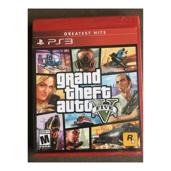 Grand Theft Auto V, GTA 5 PS3 (PlayStation 3, 2013) Greatest Hits - Brand New!