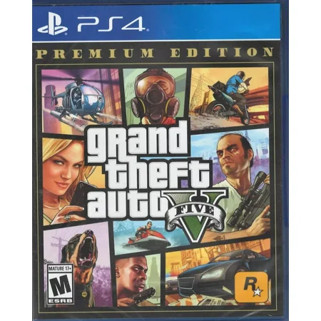 Grand Theft Auto V PS4 (Brand New Factory Sealed US Version) PlayStation 4, Play