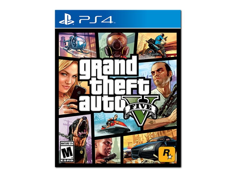 sælge Aggressiv scaring Grand Theft Auto V (PS4) - Walmart.com