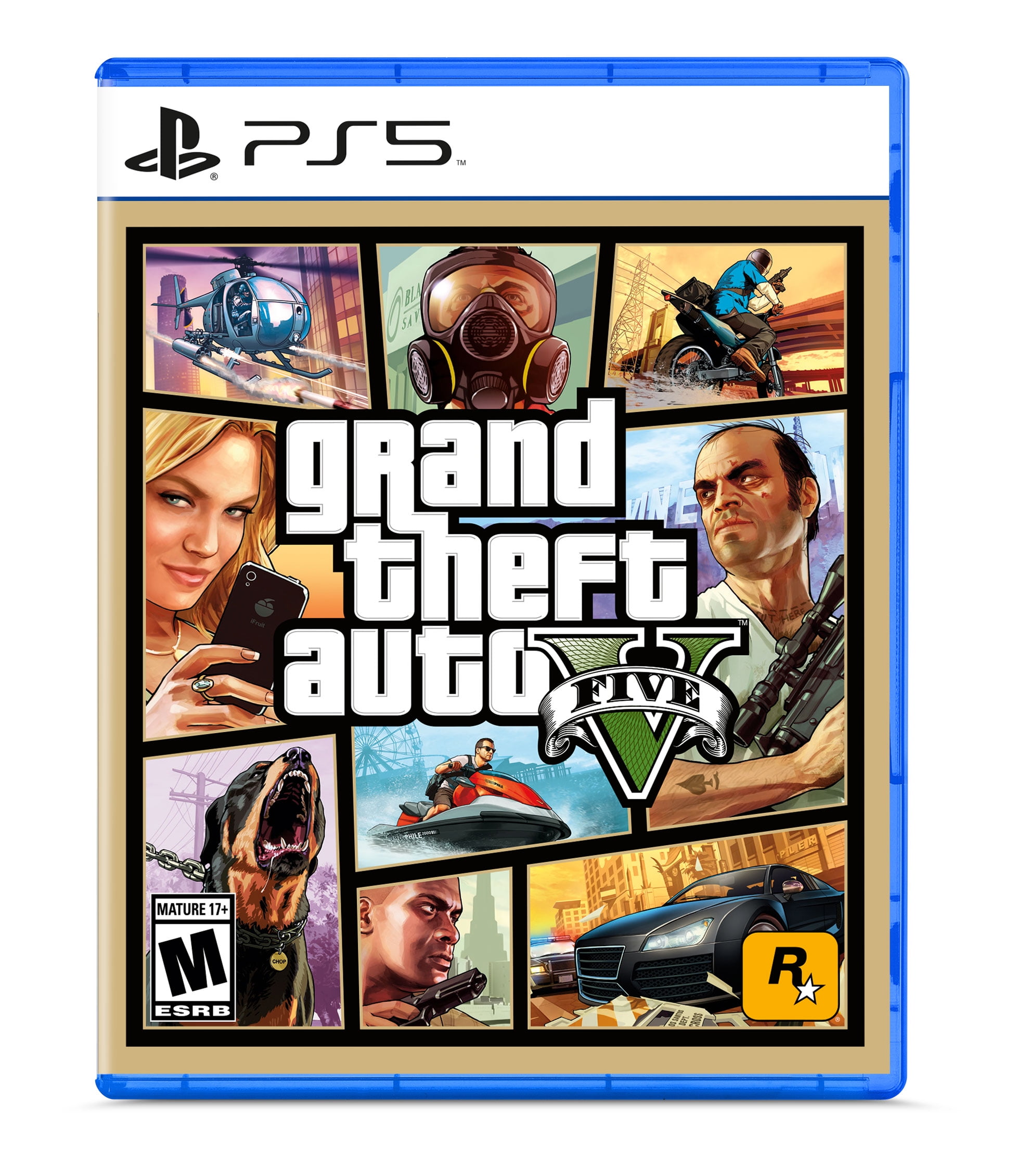 Grand Theft Auto GTA V For Playstation 4 PS4 Video Game Fun Race Sale  Premium