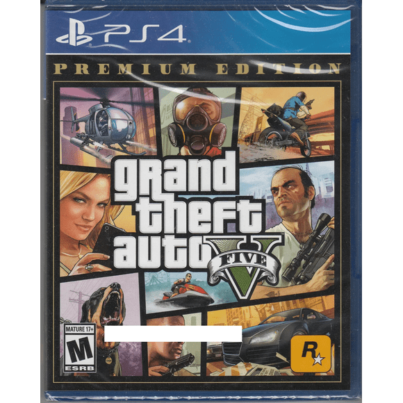 Grand Theft Auto V Premium Edition PS4 Brand New Factory Sealed GTA 5 US Version