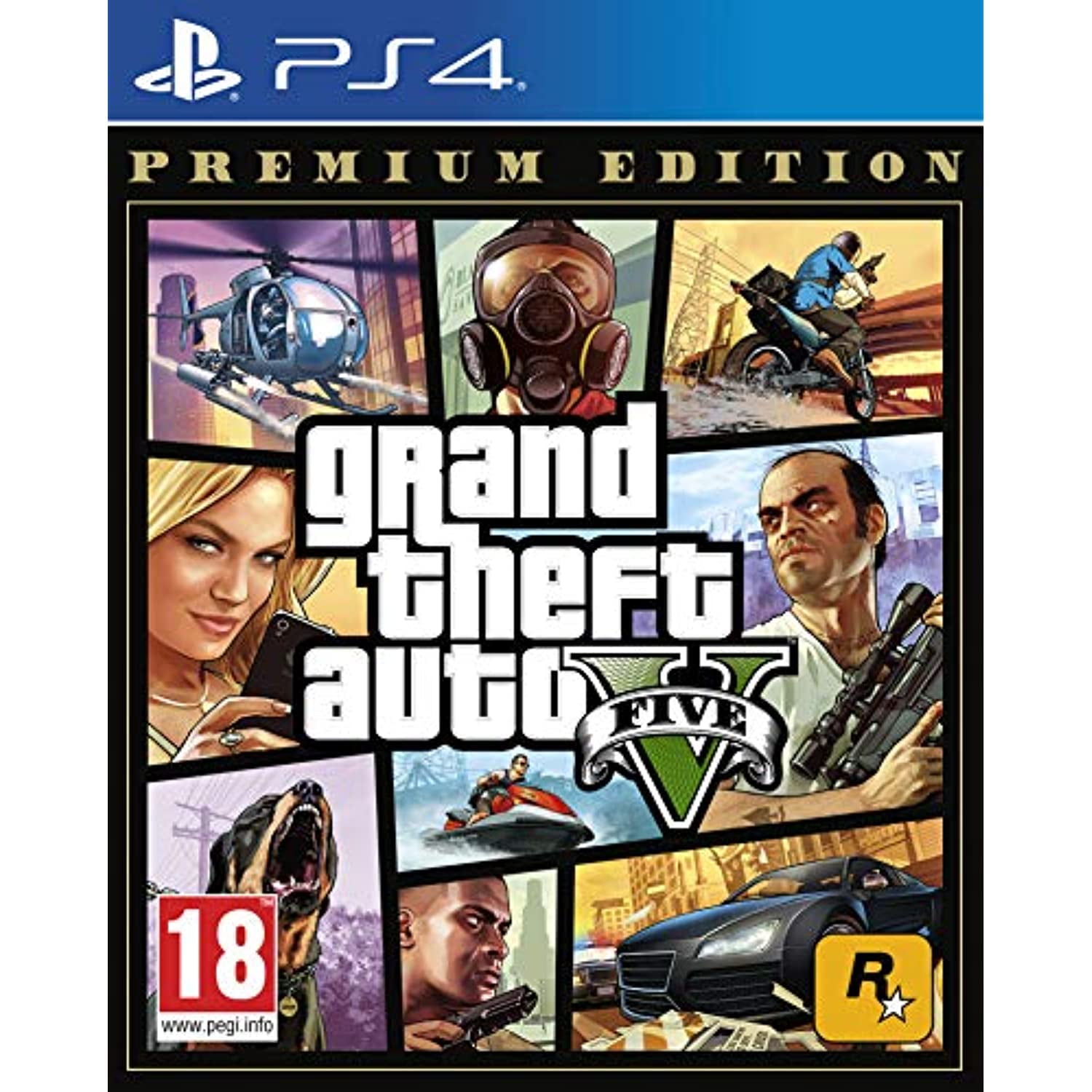 Grand Theft Auto V Premium Edition - [PlayStation 4][AT-Pegi