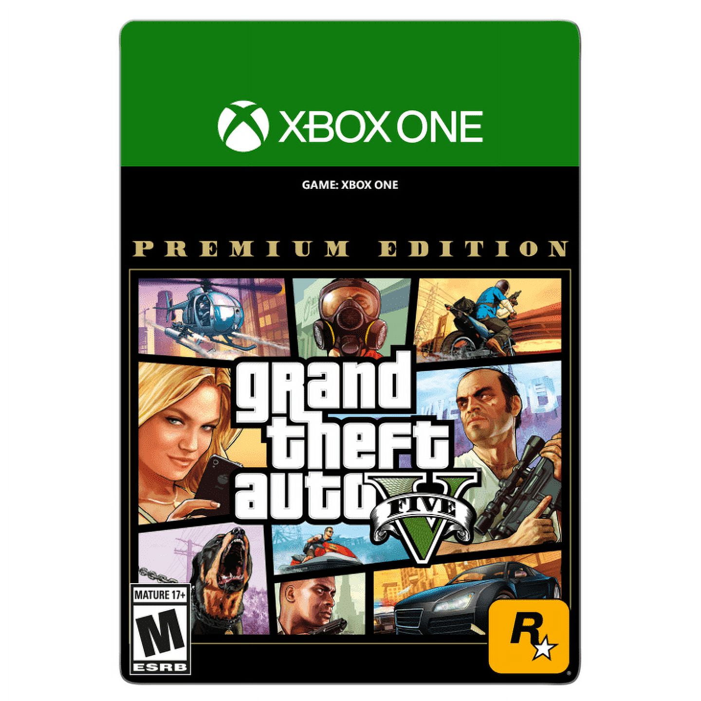 Grand Theft Auto V Premium Edition Xbox One Juego Físico Xbox Xbox One