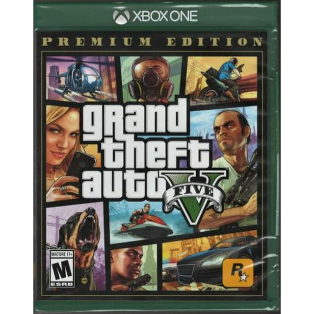 Grand Theft Auto V Premium Online Edition Xbox One (Brand New Factory
