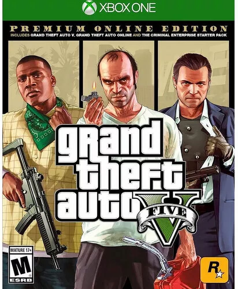 Grand Theft Auto V Premium Online Edition for Xbox One [New Video Game] Xbox O