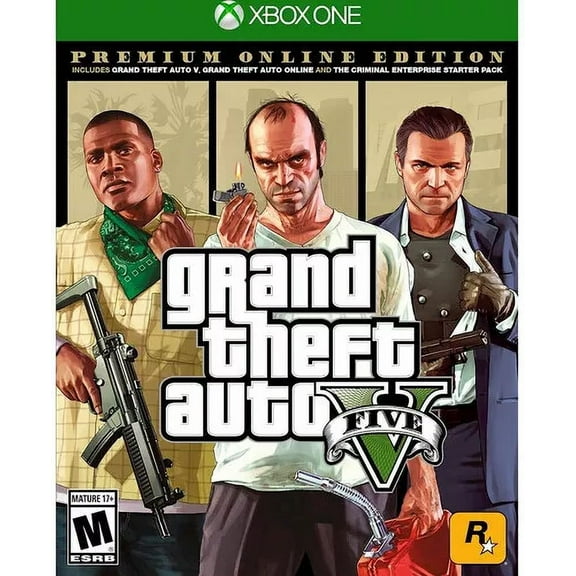 Grand Theft Auto V Premium Online Edition for Xbox One [New Video Game] Xbox O
