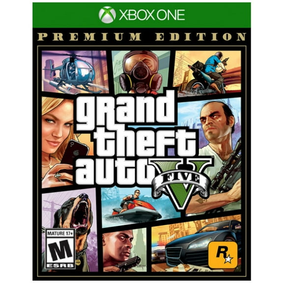 Grand Theft Auto V Premium Online Edition for Xbox One [New Video Game] Xbox O