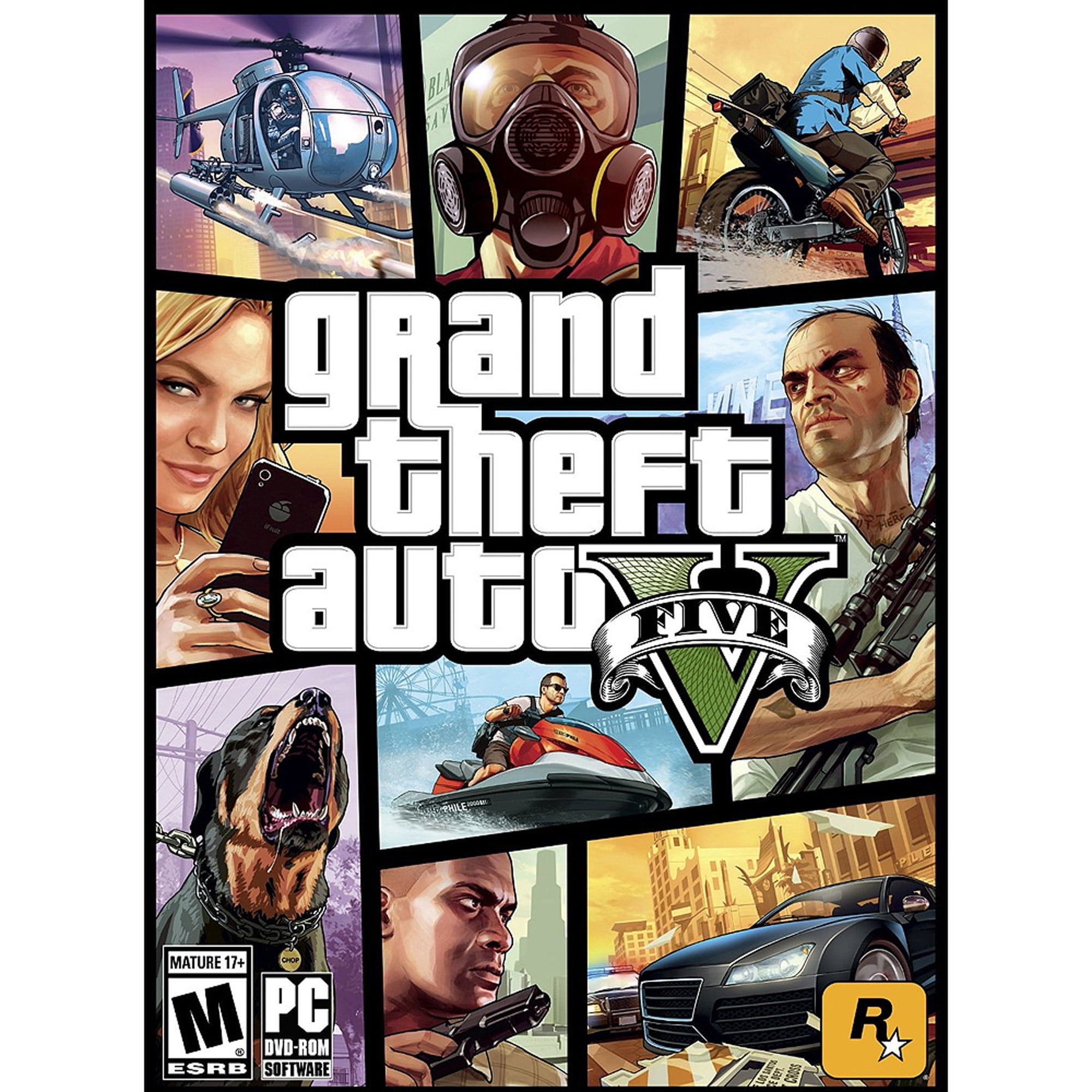 Grand Theft Auto V GTA 5 PC And Laptop Game in Central Business District -  Video Games, Humble Gamer