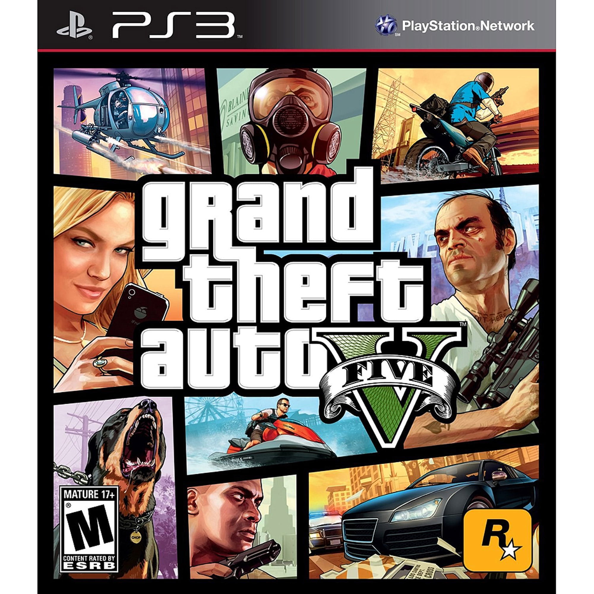 Jogo Grand Theft Auto V - GTA 5 - para Playstation 3 - Seminovo - Taverna  GameShop