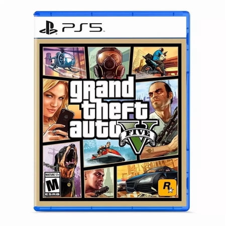 Grand Theft Auto V Standard Edition (Playstation 5, 2022)