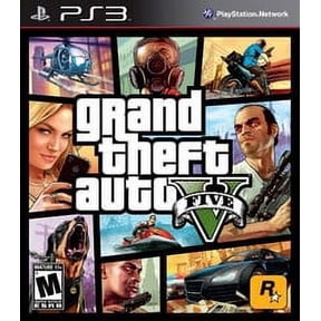Restored Grand Theft Auto V, by Rockstar Games, for Physical Format/PlayStation 3, Action & Adventure, Parental Controls